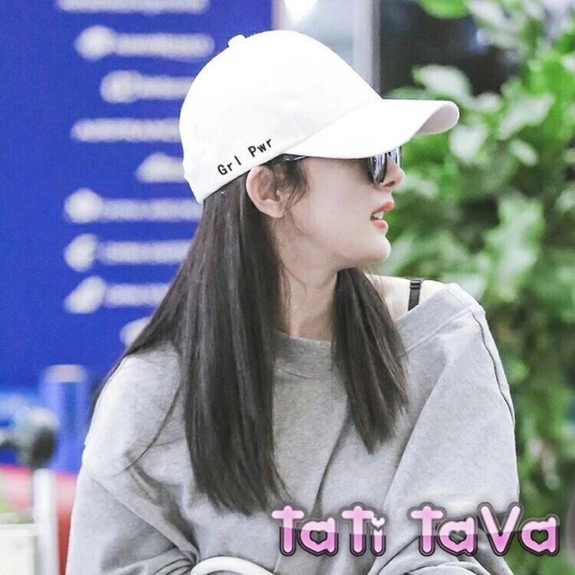 Mũ Nón lưỡi trai thêu Grl Pwl ( Girl Power) Hà Quốc Tatitava