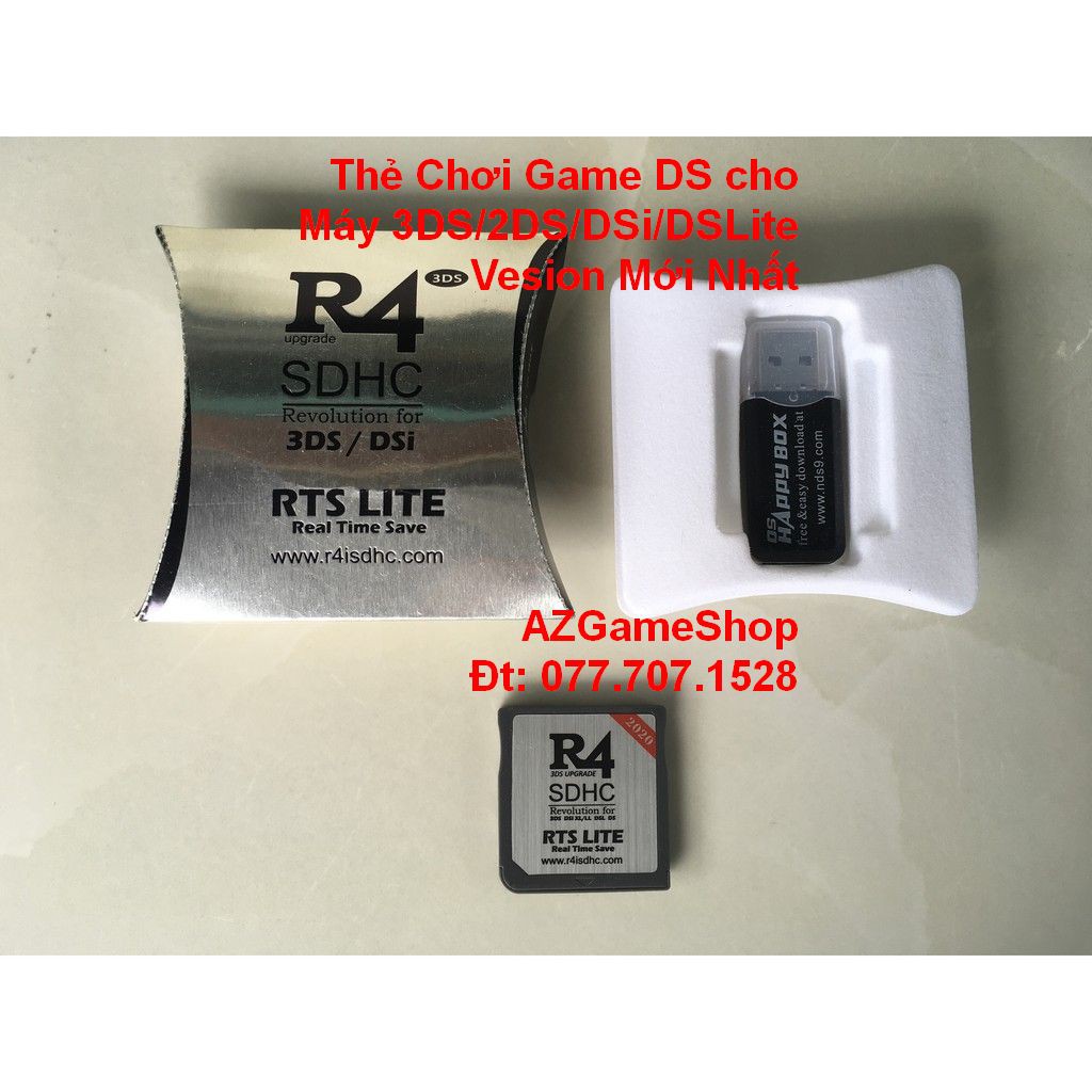 [2021] Thẻ R4 SDHC 2021 Cho Nintendo DS Lite DSi 2DS 3DS Mới Nhất