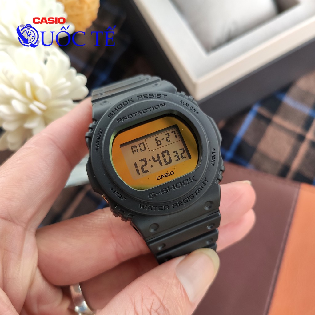 Đồng hồ nam Casio DW-5700BBMB-1DR 💖𝐅𝐑𝐄𝐄𝐒𝐇𝐈𝐏💖 Đồng hồ CASIO DW-5700BBMB-1DR Chính hãng mặt vàng cá tính