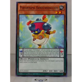 Thẻ bài mint90 yugioh pen performapal handstandaccoon rate-en002