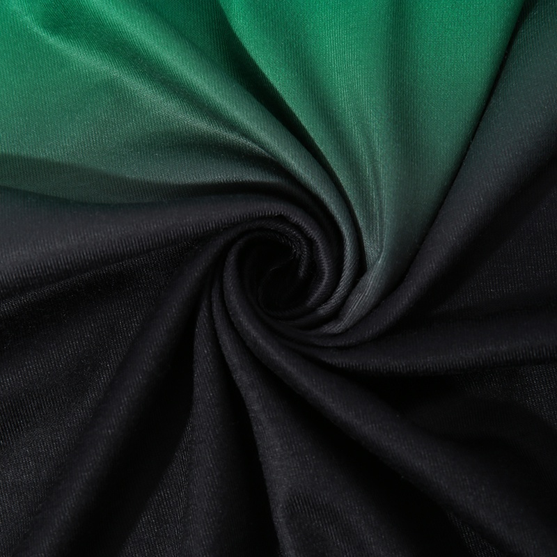 INCERUN Áo Thun Ngắn Tay Cổ Tròn Màu Sắc Gradient Đơn Giản Cho Nam