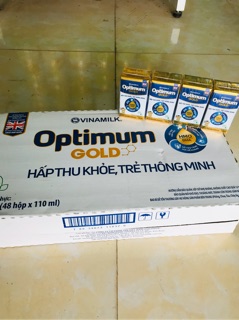 Sữa bột pha sẵn Optimum gold 110ml (vỉ 4 hộp)