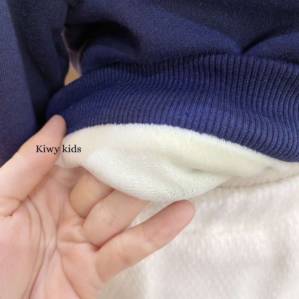 [SUPER SALE - HÀNG QUẢNG CHÂU] Set áo váy len lông Kiwy Kids DMF L1921 SIÊU ẤM CHO BÉ GÁI TỪ 3 ĐẾN 6 TUỔI