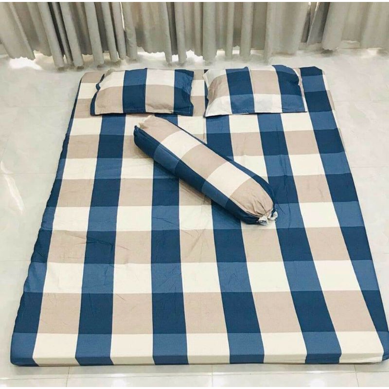 Bộ ga giường và vỏ gối poly cotton nhiều màu sắc và kích thước, drap chun bọc nệm giá rẻ | BigBuy360 - bigbuy360.vn