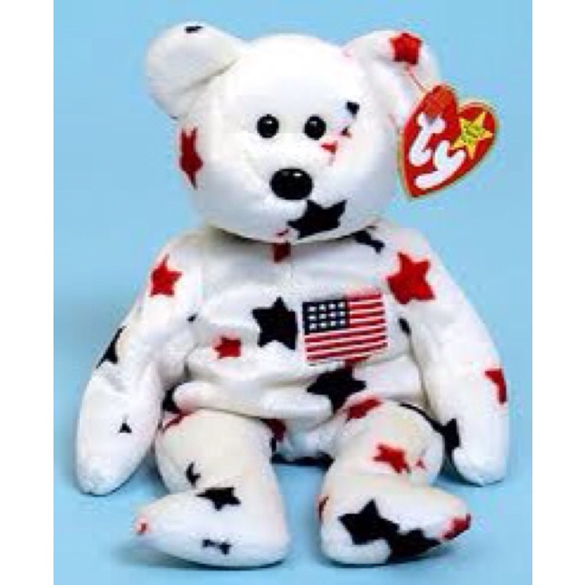 Gấu Rare 'Glory' The Bear  Ronald McDonald Ty Beanie Baby -Mỹ