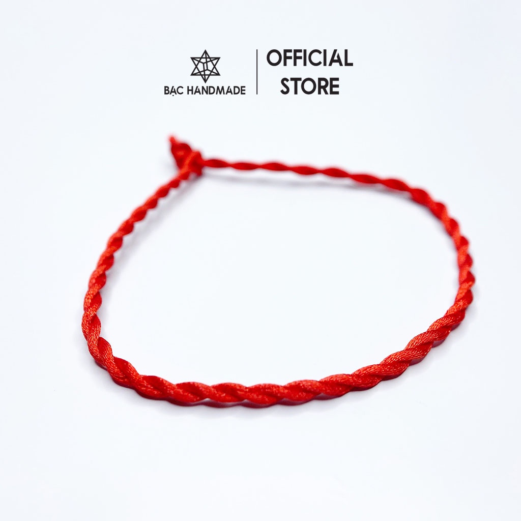 Lăc Tay Chỉ Đỏ.Vòng Tay Chỉ Đỏ Bạc Nguyên Chất-Bạc Handmade | BigBuy360 - bigbuy360.vn