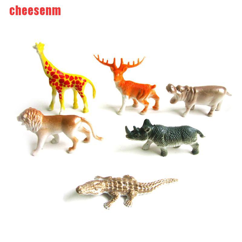 Set 8 Mô Hình Các Loài Động Vật Bằng Nhựa Cho Bé