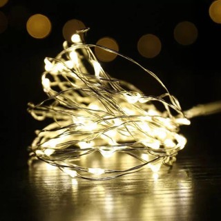 Đèn led dây đom đóm 3 chế độ nháy có sẵn pin rẻ nhất thị trường