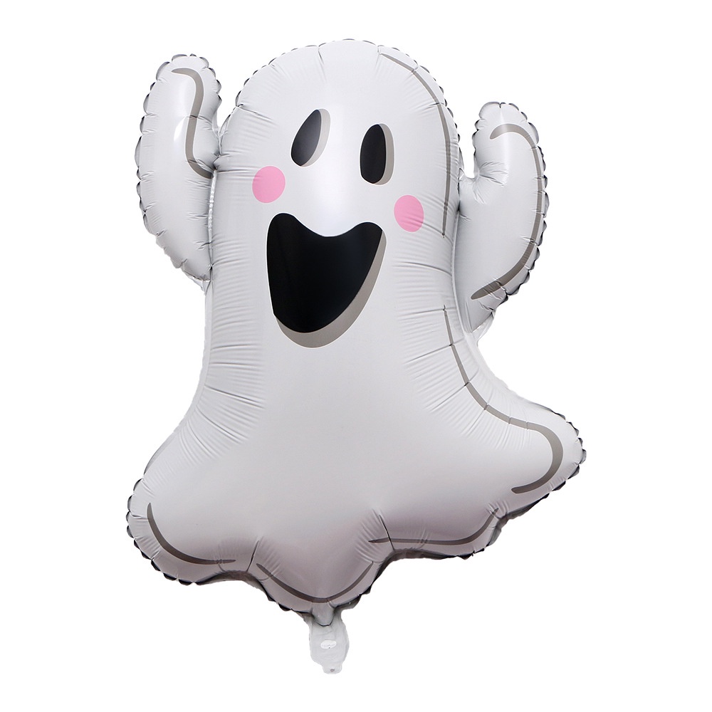 Bong Bóng Lá Nhôm Hình Ma Bí Ngô Trang Trí Halloween