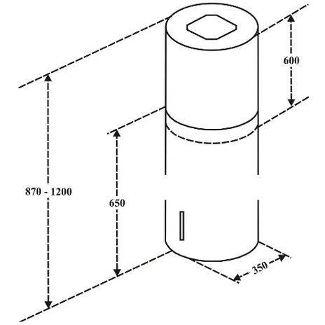 Máy Hút Mùi Đảo Chef's EH-R822E3 Điện Máy Hải Đăng HN