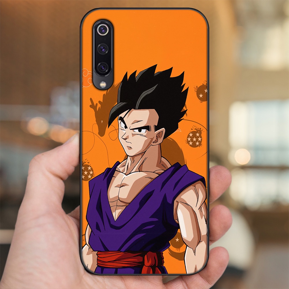 Ốp lưng Xiaomi Mi 9, Mi 9 SE viền đen in hình Gohan Dragon Ball