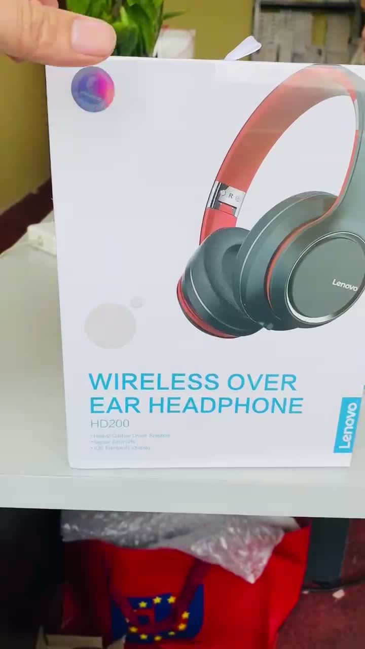 Tai nghe chụp đầu Bluetooth Lenovo HD 200 | BigBuy360 - bigbuy360.vn