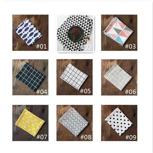 Khăn trải bàn bằng cotton cỡ 46 * 68cm trang trí