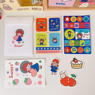 Set phụ kiện sticker trang trí sổ