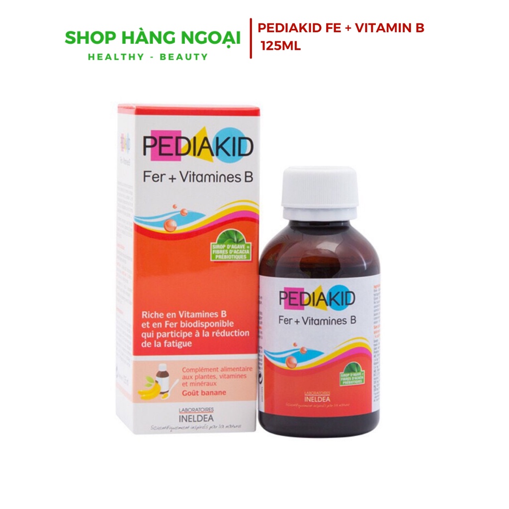 Pediakid sắt và vitamin nhóm B cho bé 125ml