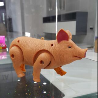 Đồ chơi cho bé: Heo nhựa có nhạc, có tiếng kêu