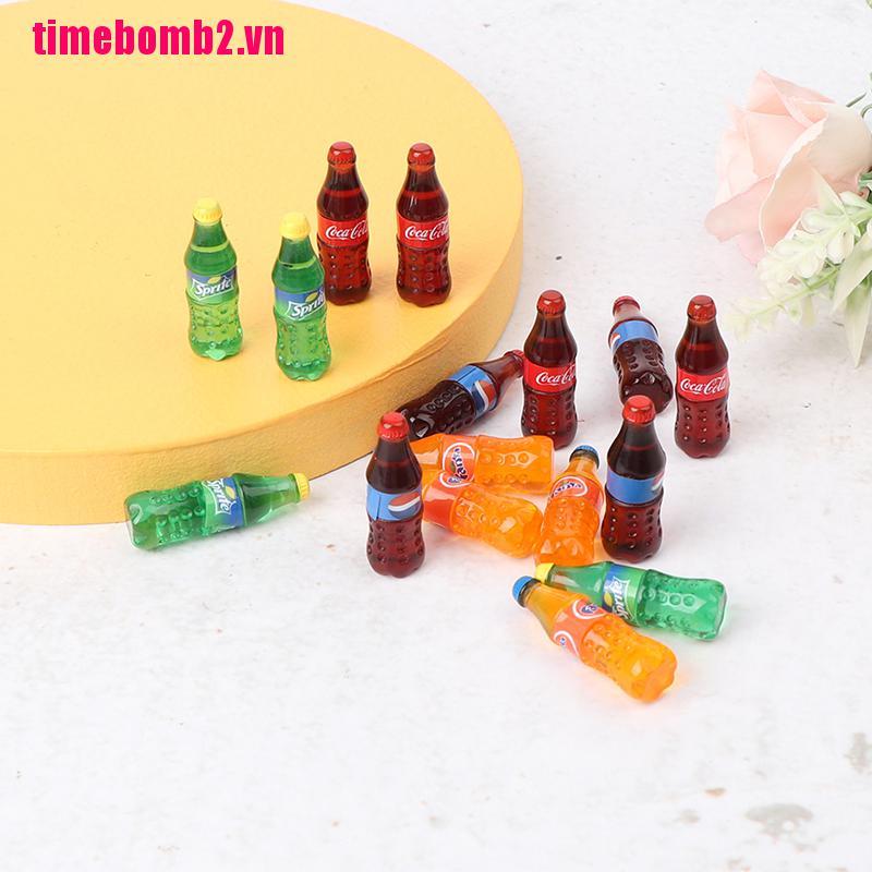 Bộ 4 đồ chơi hình chai coca thu nhỏ xinh xắn