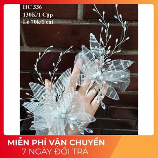 Phụ kiện cưới Cài tóc cô dâu phụ kiện cưới hoa cài tóc cô dâu hc 336