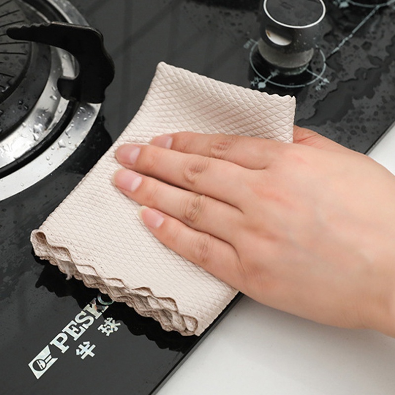 Không có dấu vết Khăn lau kính Khăn thấm bát đĩa Vải dùng cho bộ đồ ăn Khăn lau nhà bếp Khăn lau cho nhà bếp Dụng cụ vệ sinh gia đình