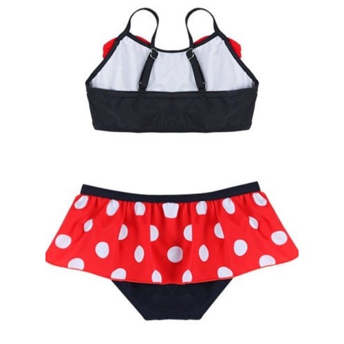 Bộ Đồ Bơi Bikini In Hình Chuột Minnie Cho Bé Gái 0-5 Tuổi