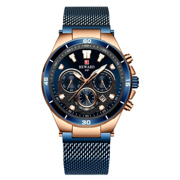 Đồng Hồ Nam Reward KT82003 BLUE Chính Hãng 2022 NEW Bảo Hành 12 Tháng Top Brand Luxury II Made in HongKong | BigBuy360 - bigbuy360.vn