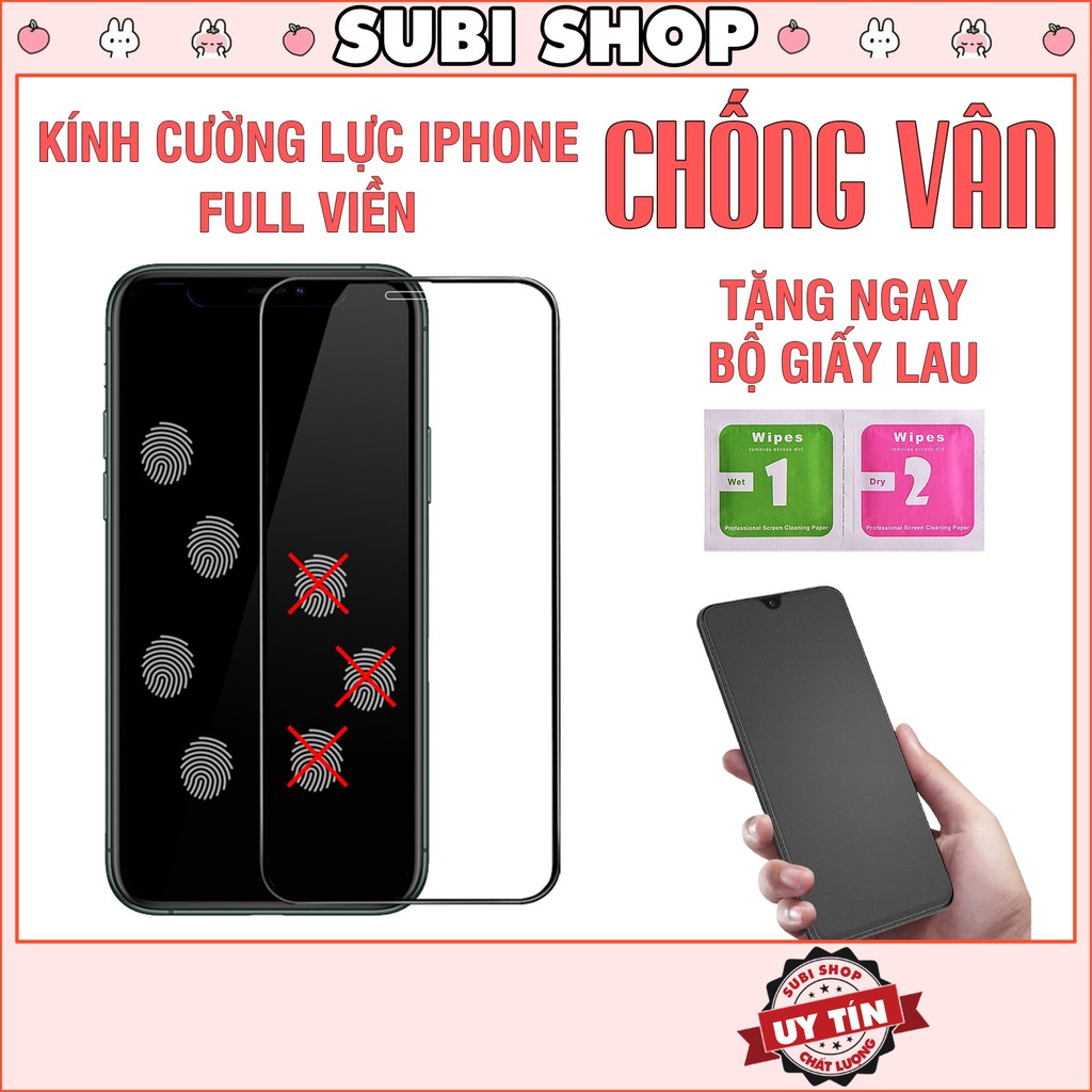 Kính Cường Lực iPhone Chống Vân Tay, Mồ Hôi Mặt Nhám AG 6/6s/6splus/7/7plus/8/8plus/Plus/x/xr/xs/11/12/13/pro/max/promax