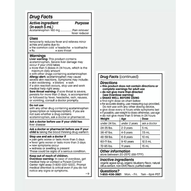 [Date 10/2024] Siro Genexa Kid's Pain Fever 118ml cho trẻ từ 2 tuổi date 2024