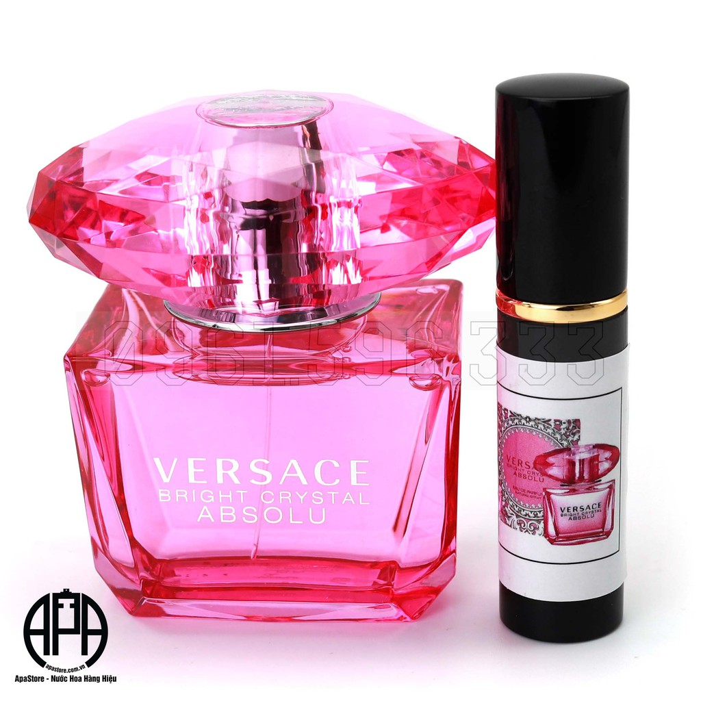 Nước Hoa Nữ Vᴇʀsᴀᴄᴇ Bright Crystal Absolut EDP Chai 10ml, Hương Thơm Nữ Tính Và Gợi Cảm