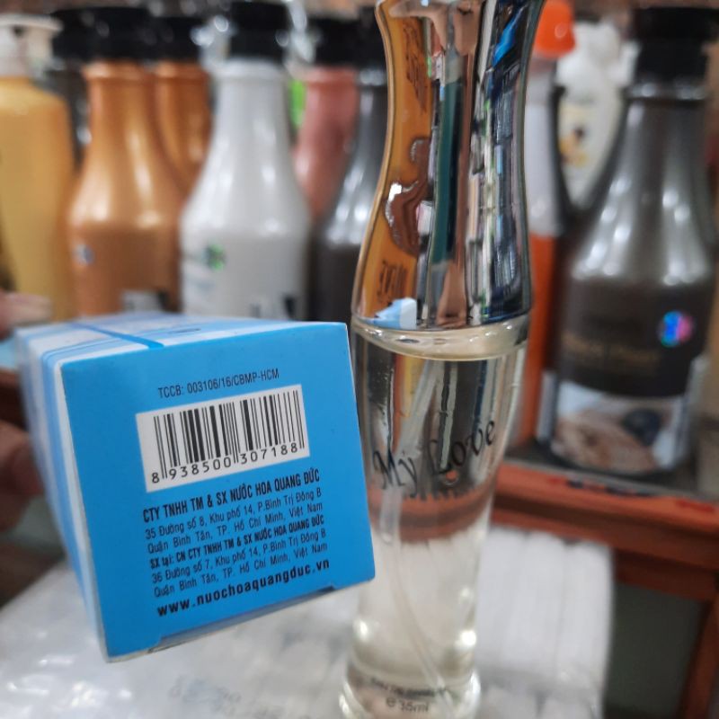 Nước Hoa My Love (màu xanh) Hoa Nhài 35ml