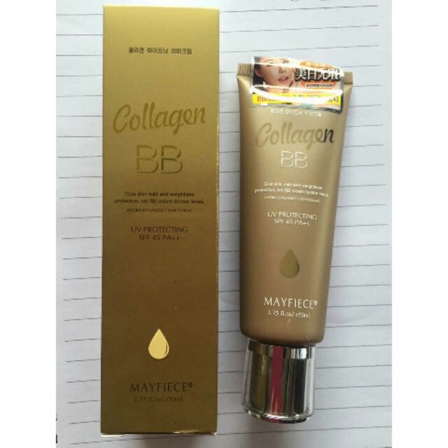 Kem nền bb collagen mayfiece 50ml ( dùng thích) | BigBuy360 - bigbuy360.vn