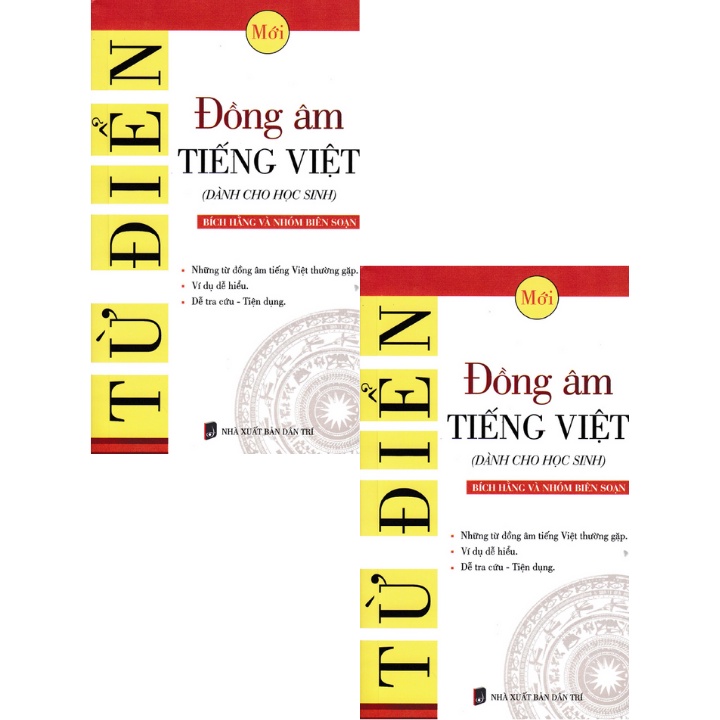 Sách - Từ Điển Đồng Âm Tiếng Việt (Dành Cho Học Sinh)