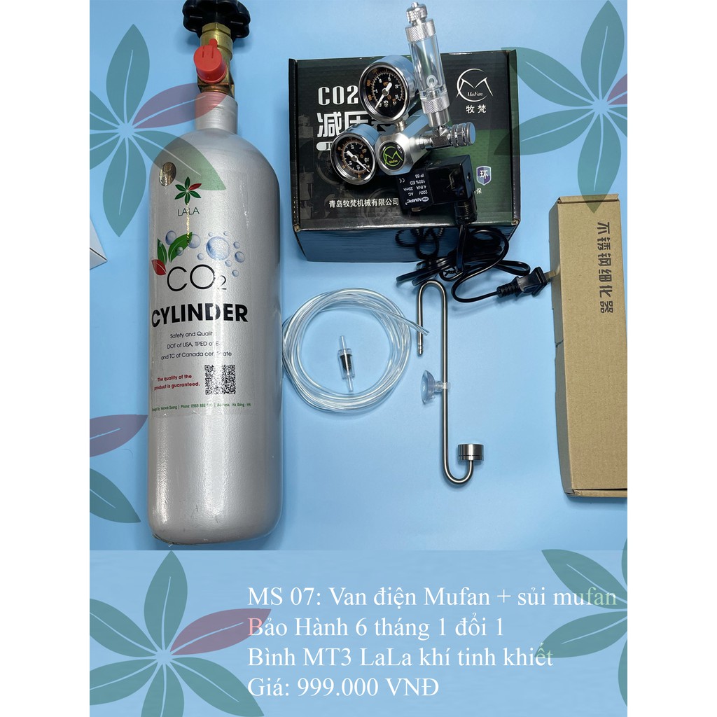 MS07 Van điện Mufan và sủi inox