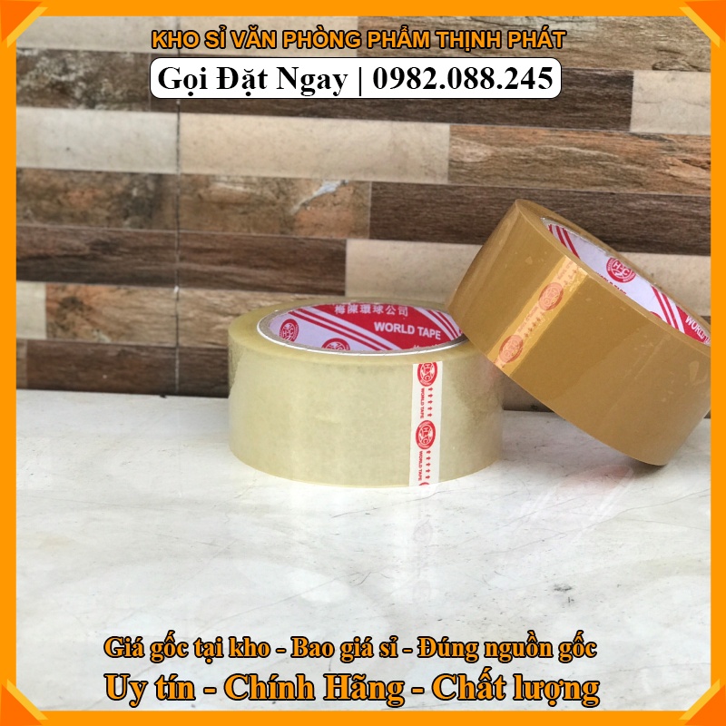 Băng keo 100y  siêu dính để dán giấy, thùng carton