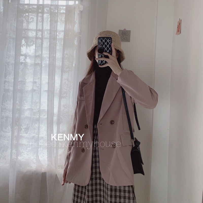 Áo blazer 2 lớp HQ [ HÌNH THẬT ]