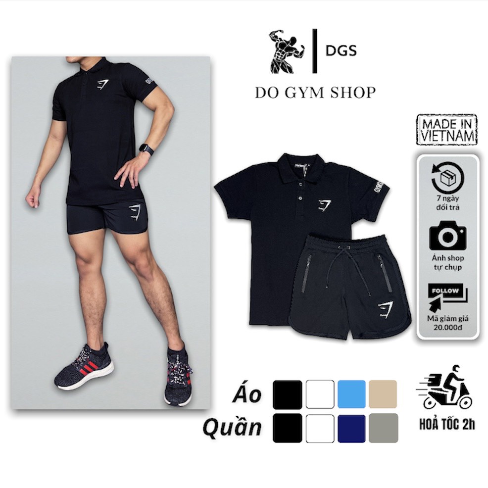 Bộ quần áo thể thao nam DO GYM SHOP đồ thể thao nam đẹp