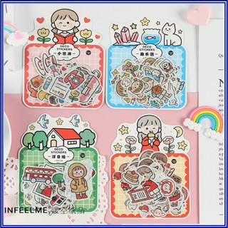 Hình dán trang trí Sticker Baby Girl, 40 miếng