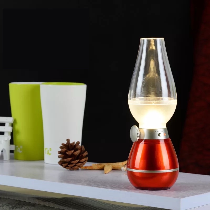 Đèn Dầu cảm ứng Điện Tử LED Thổi Tắt khí bật