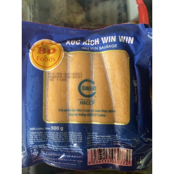 Xúc Xích Win Win Lacusina 500g