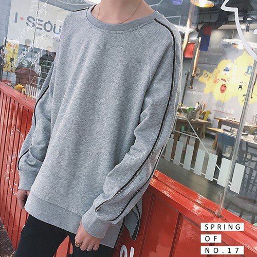 Áo Thun Sweater arm zip Fox_ Unisex | BigBuy360 - bigbuy360.vn