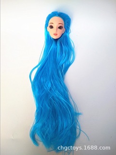 Đầu búp bê tóc dài