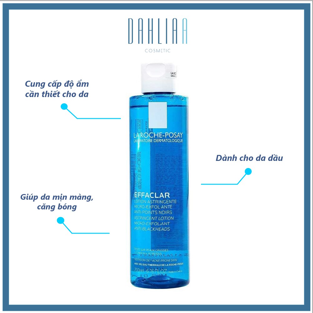 Toner LA ROCHE - POSAY 200ml [Kèm Ảnh thật + Video]