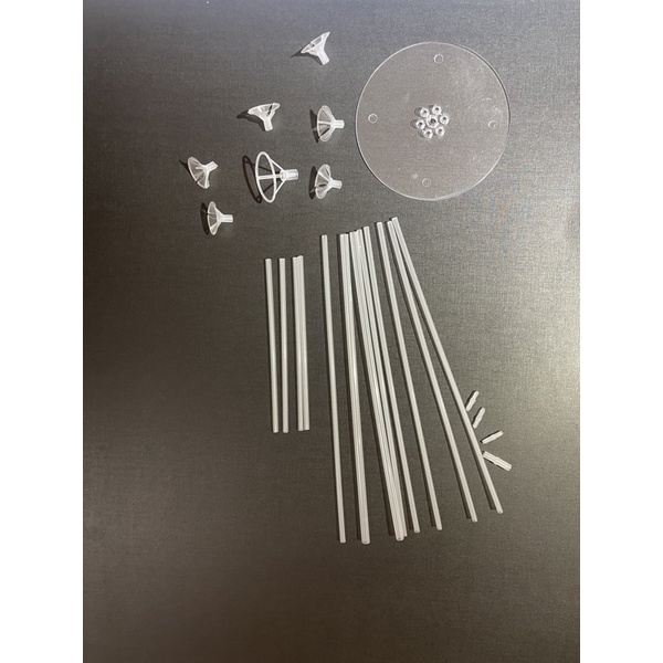 Trụ bóng mika 7 thanh giả bóng bay Hidro