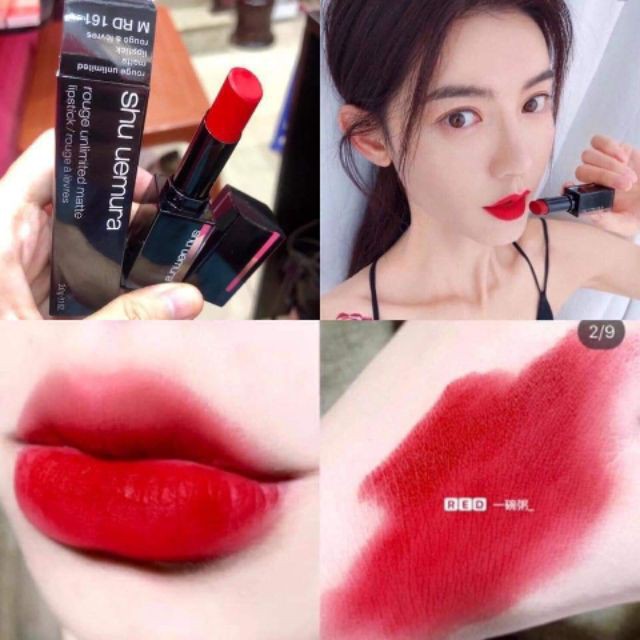 Son Shu Uemura Rouge Unlimited Amplified Vỏ Đen (sẵn nhiều màu)