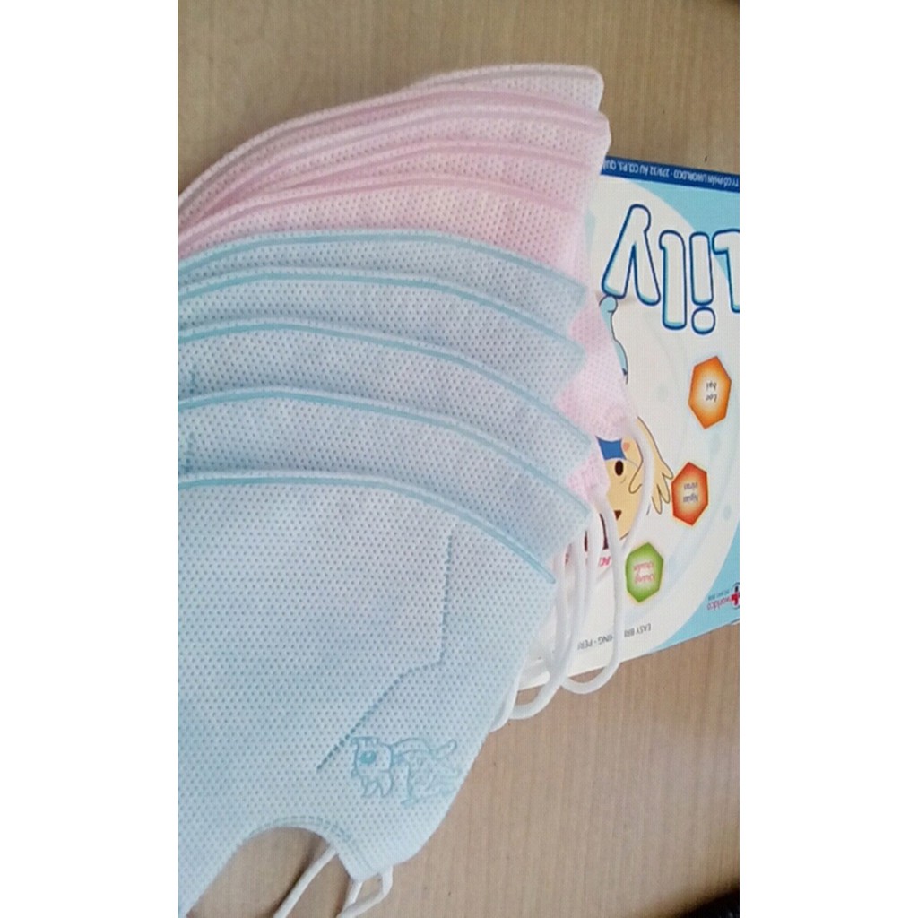 Khẩu Trang Y Tế Lily Cho Bé - Hộp 10 cái | BigBuy360 - bigbuy360.vn