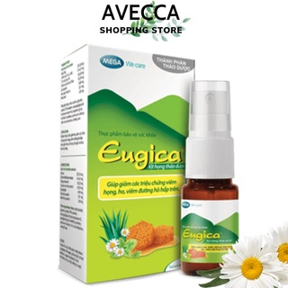 Xịt họng thảo dược giúp giảm ho, đau họng eugica