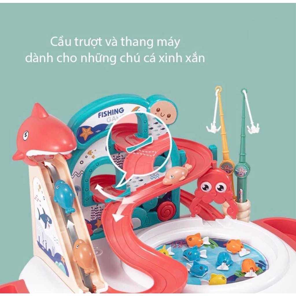 Đồ chơi câu cá băng chuyền phát triển tư duy sáng tạo phản ứng nhanh cho bé T156-15