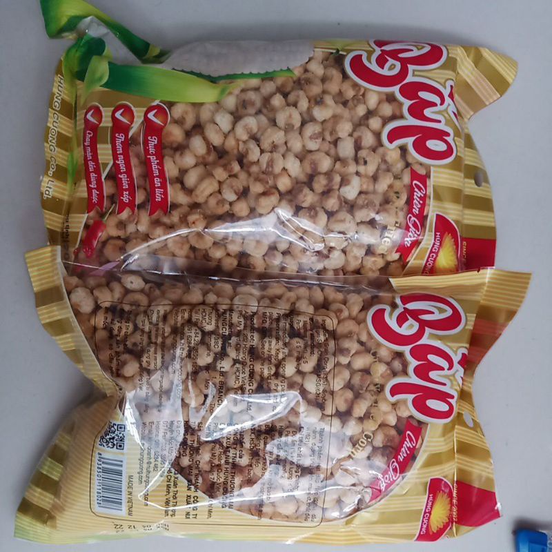 Bắp ăn liền chiên giòn 200g chay mặn đều dùng đươc
