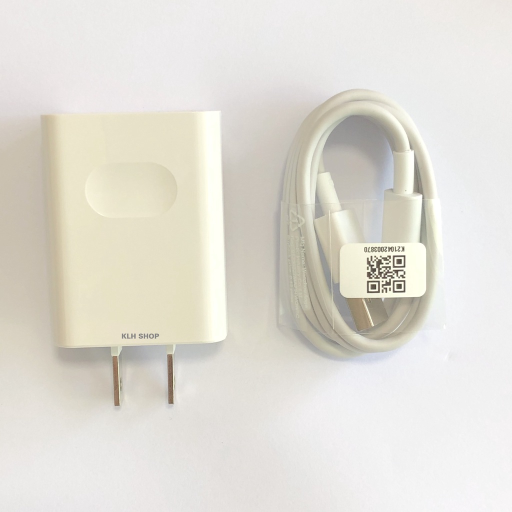 Bộ sạc nhanh 18W dùng cho Huawei, samsung, oppo, xiaomi, củ cóc xạc QC dây sạt dài 1m cáp micro và typec - KLH Shop