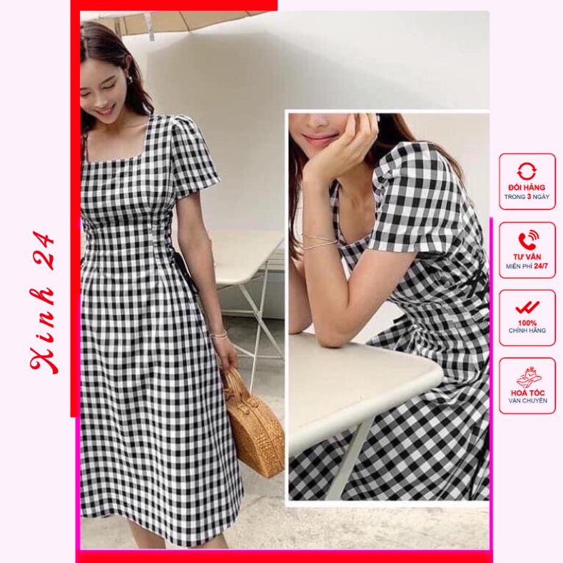 Đầm váy đan dây eo 6 màu (kèm hình thật) | BigBuy360 - bigbuy360.vn