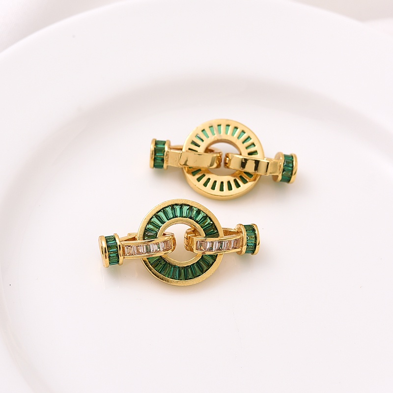 Vòng Đeo Tay Mạ Vàng 14K Đính Đá Zircon Ngọc Trai Nhân Tạo diy